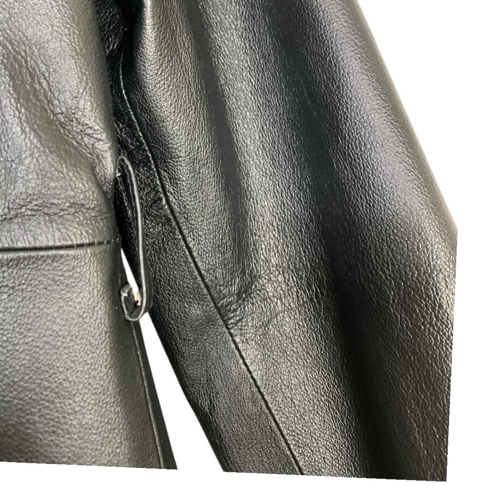 Vintage Beverly Hills Leather Club Faux Leather Coat Size 2XL - Picture 10 of 10